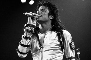 michael jackson em foto preta e branca