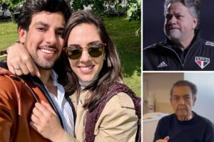 Lara Silva e Julinho Casares, Julio Casares e Faustão