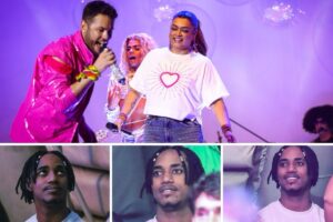 O Kanalha assiste show de Preta Gil