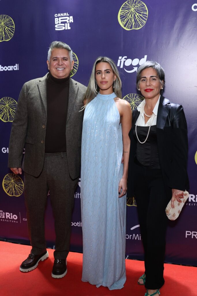 Orlando Morais, Antonia e Gloria Pires no Prêmio da Música Brasileira