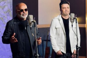 rick e renner gravando juntos