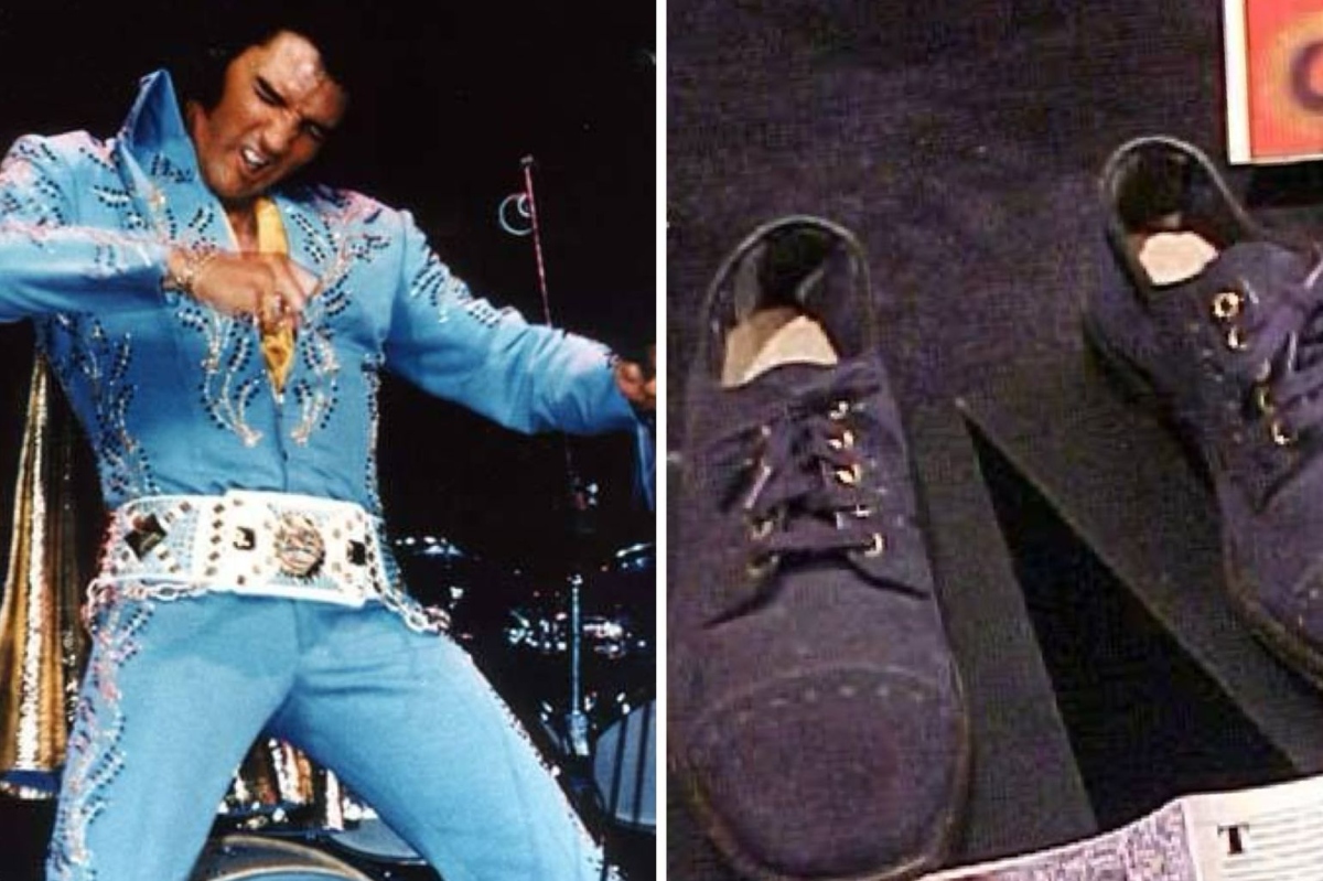 Elvis Presley e o sapato camurça