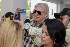 Sérgio Reis velório de Chrystian