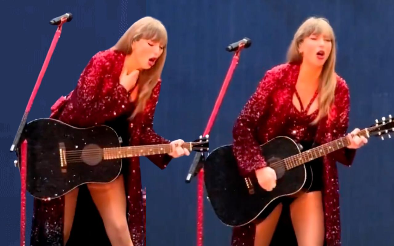Taylor Swift engole inseto em show da Eras Tour em Londres