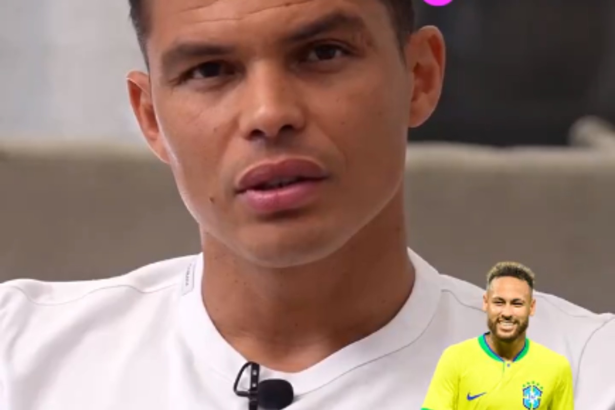 tiago silva defendendo neymar em entrevista ao tnt sports