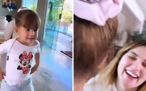 Virgínia Fonseca com a filha Maria Alice