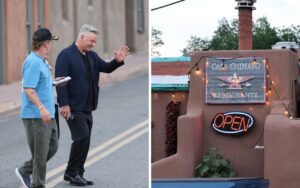 Alec Baldwin janta em restaurante mexicano após se livrar de processo