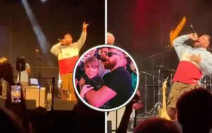 Travis Kelce dedica prêmio de karaokê a Taylor Swift