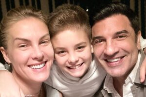 Ana Hickmann, Alezinho e Edu Guedes