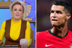 Ana Maria Braga e Cristiano Ronaldo