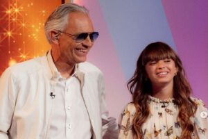 Andrea Bocelli e a filha Virginia Bocelli