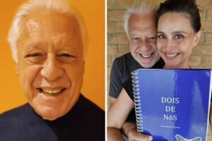 Antônio Fagundes com Alexandra Martins
