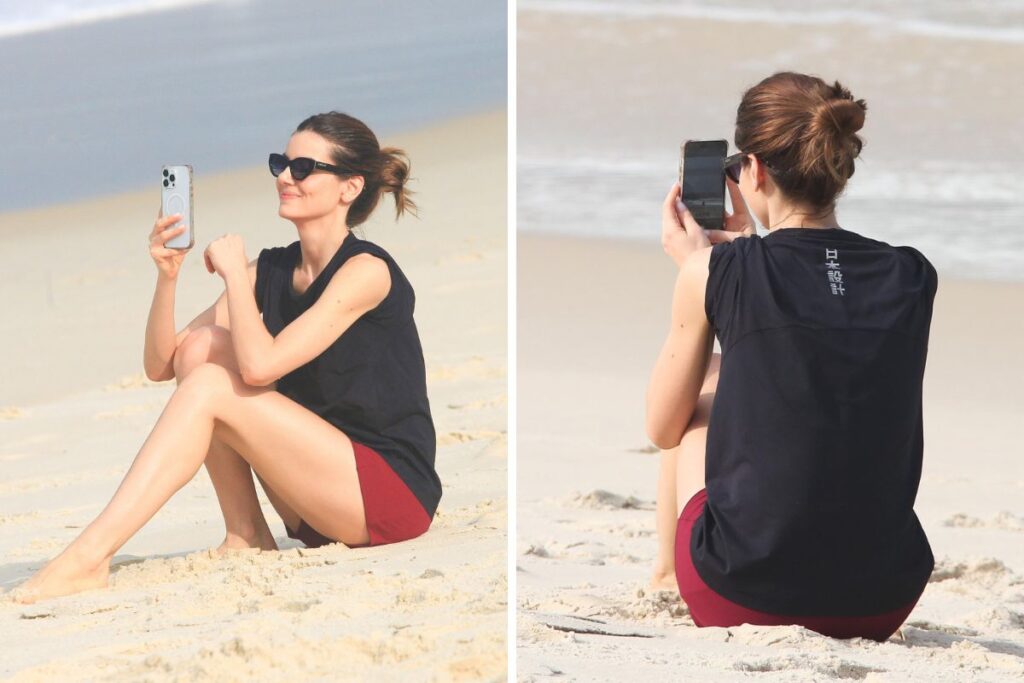 Camila Queiroz na praia