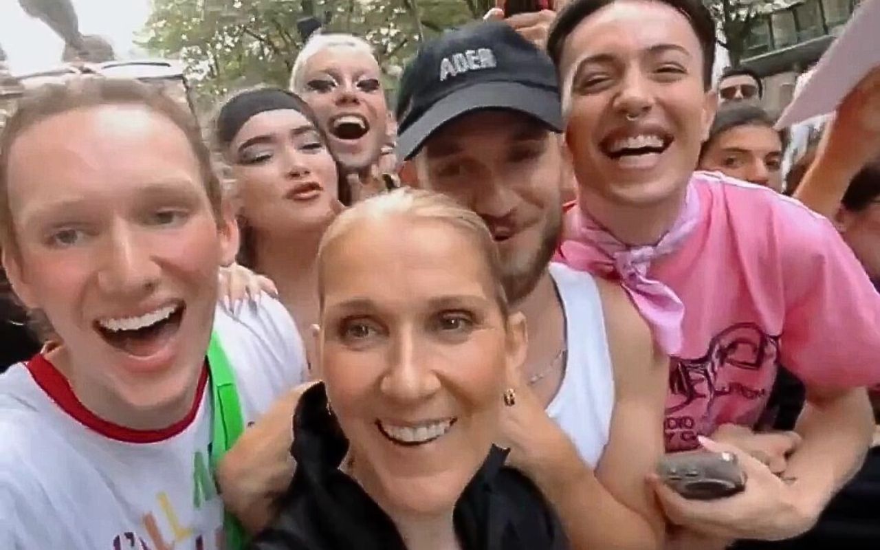 Céline Dion tirando selfie com fãs em Paris é o meme que você vai amar