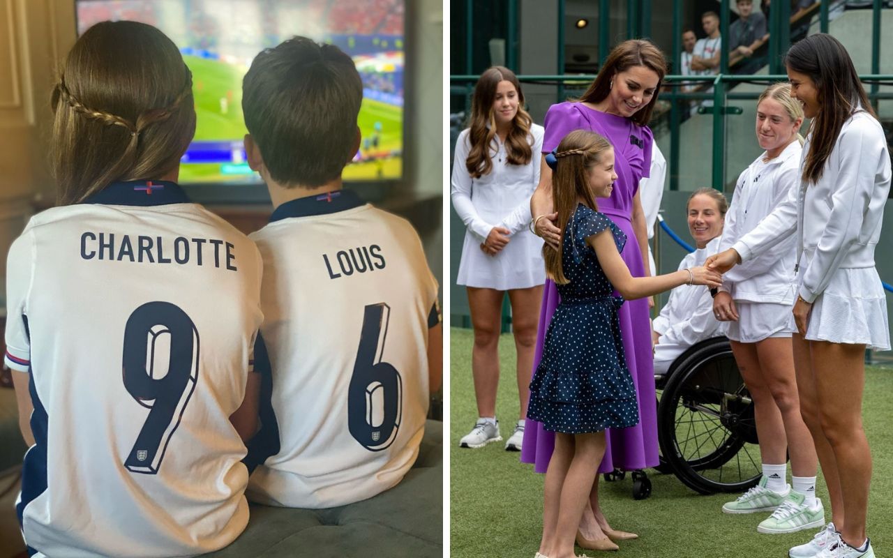 William e Kate Middleton mostram momento íntimo dos filhos Charlotte e Louis