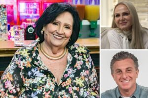 Dona Déa, Eliana e Luciano Huck