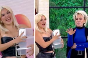 Duda Beat leva potes para Ana Maria Braga no Mais Você