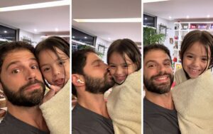 Duda Nagle e a filha Zoe