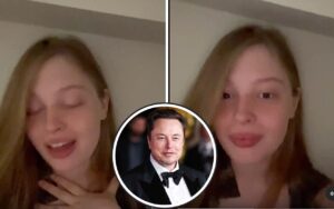 Elon Musk e a filha Vivian Jenna Wilson