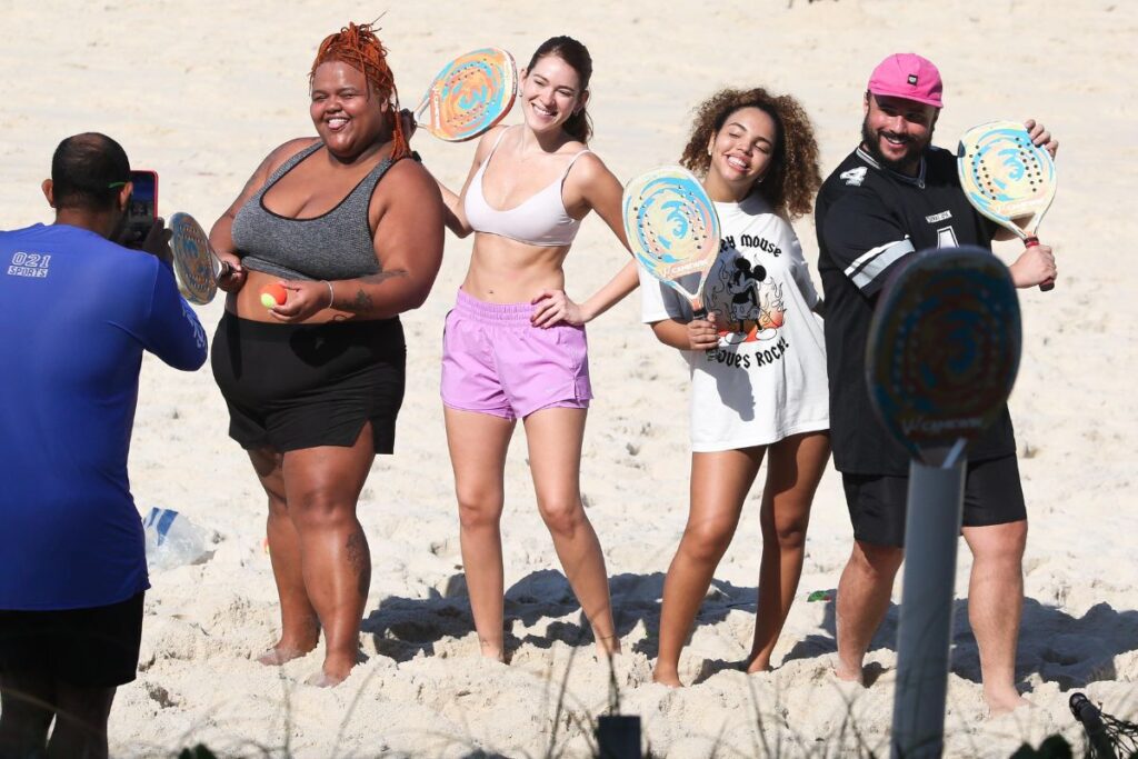 Thamirys Borsan, Ana Clara Lima, Giovanna Pitel e Ed Gama