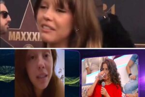 fotmontagem de mia goth falando em português em entrevistas para o Brasil