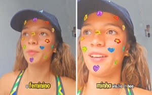 fotomontagem de rayssa leal nas olimpiadas de paris