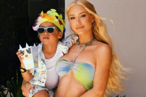 Iggy Azalea e o filho Onyx