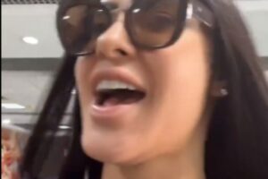 isabelle nogueira no aeroporto