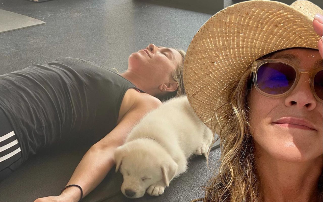 Jennifer Aniston dedica sua vida aos cães e participa de adoção temporária