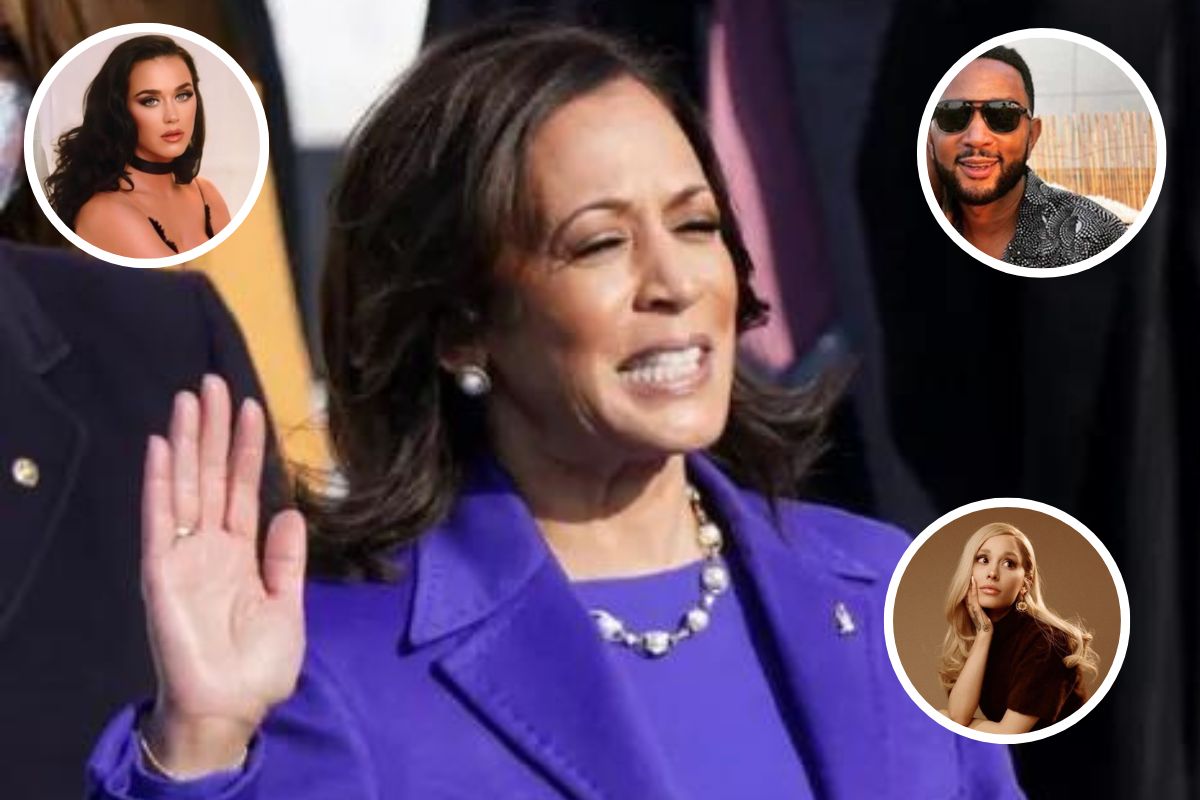 Kamala recebe apoio de famosos