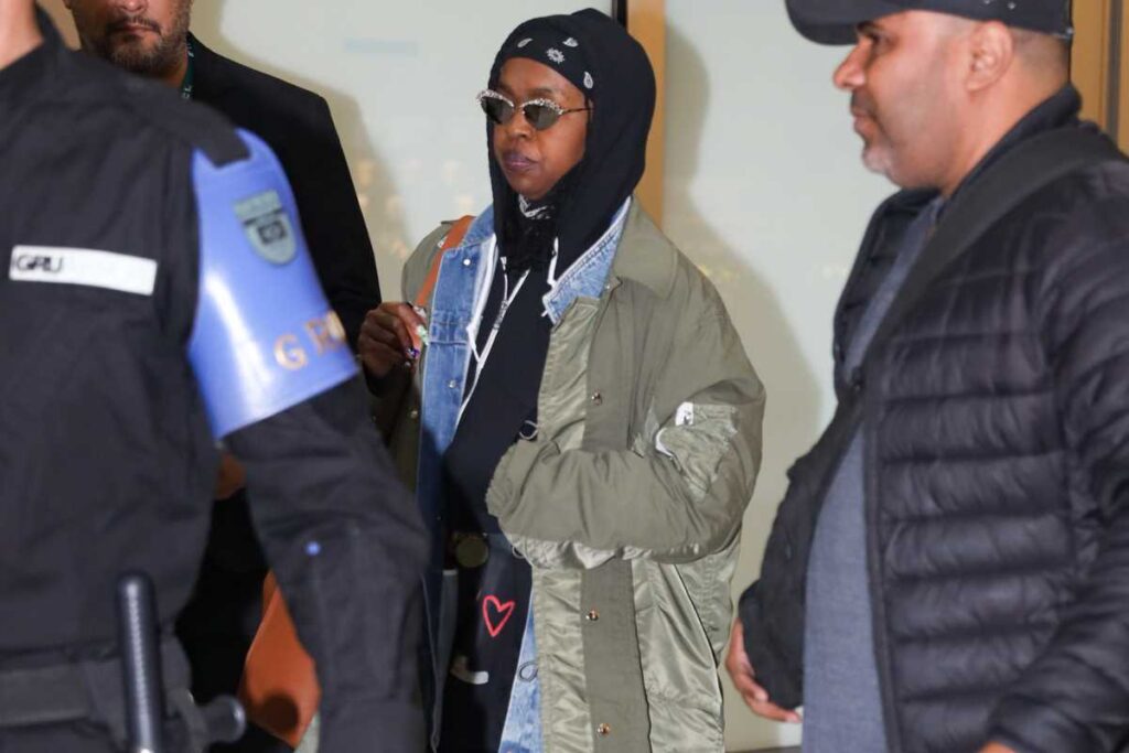 Lauryn Hill desembarcando no Brasil