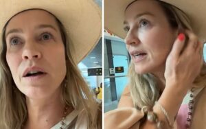 Luana Piovani briga em aeroporto: ‘Arrumo confusão quando precisa’