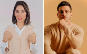 Arthur Aguiar se estressa com Maíra Cardi sobre falas da filha
