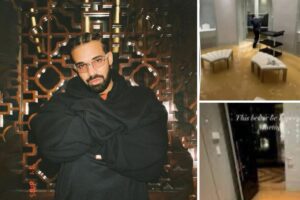 Mansão de Drake inundada