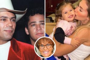 Márcia Sensitiva, Leandro, e Maria Alice, filha de Virginia