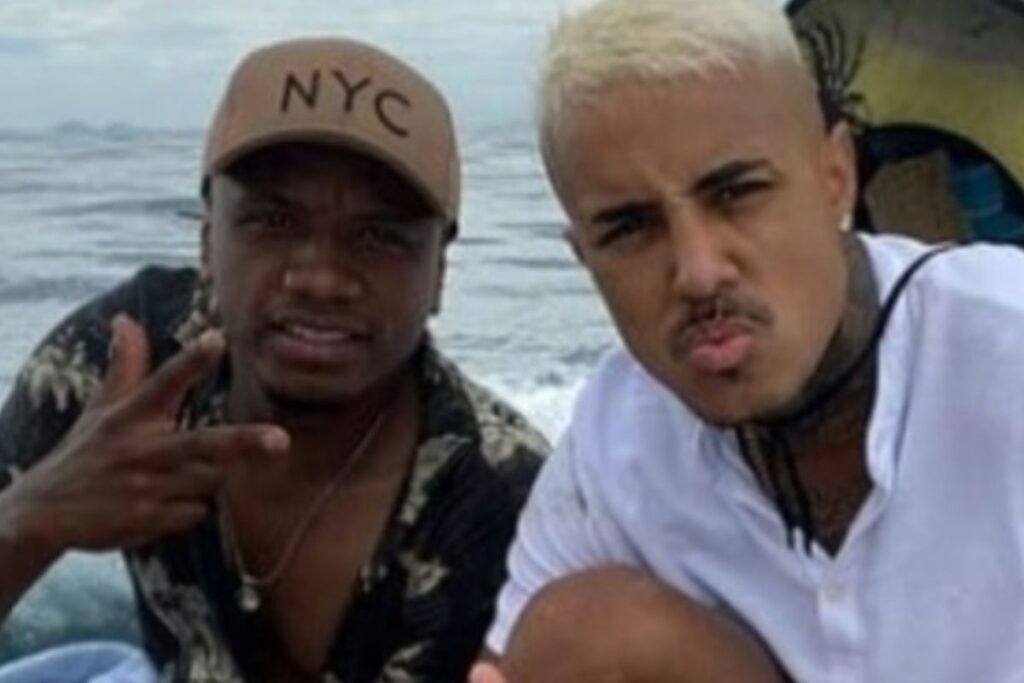 MC Livinho e seu produtor Kaká