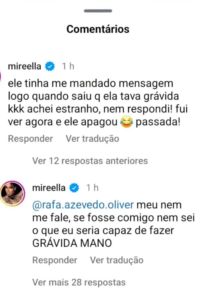 MC Mirella expõe Yuri Lima