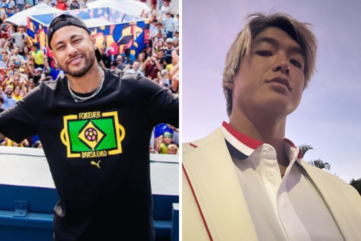 Neymar e Kanoa Igarashi