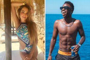 Patrícia Poeta e Vini Jr.