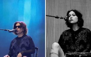 Pitty volta aos palcos após cirurgia e faz show sentada