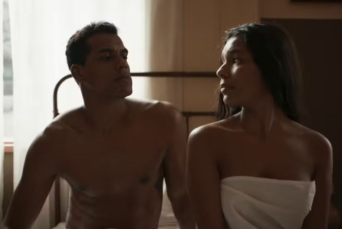 Renascer - José Bento (Marcello Melo Jr) e Ritinha (Mell Muzzillo) na cama