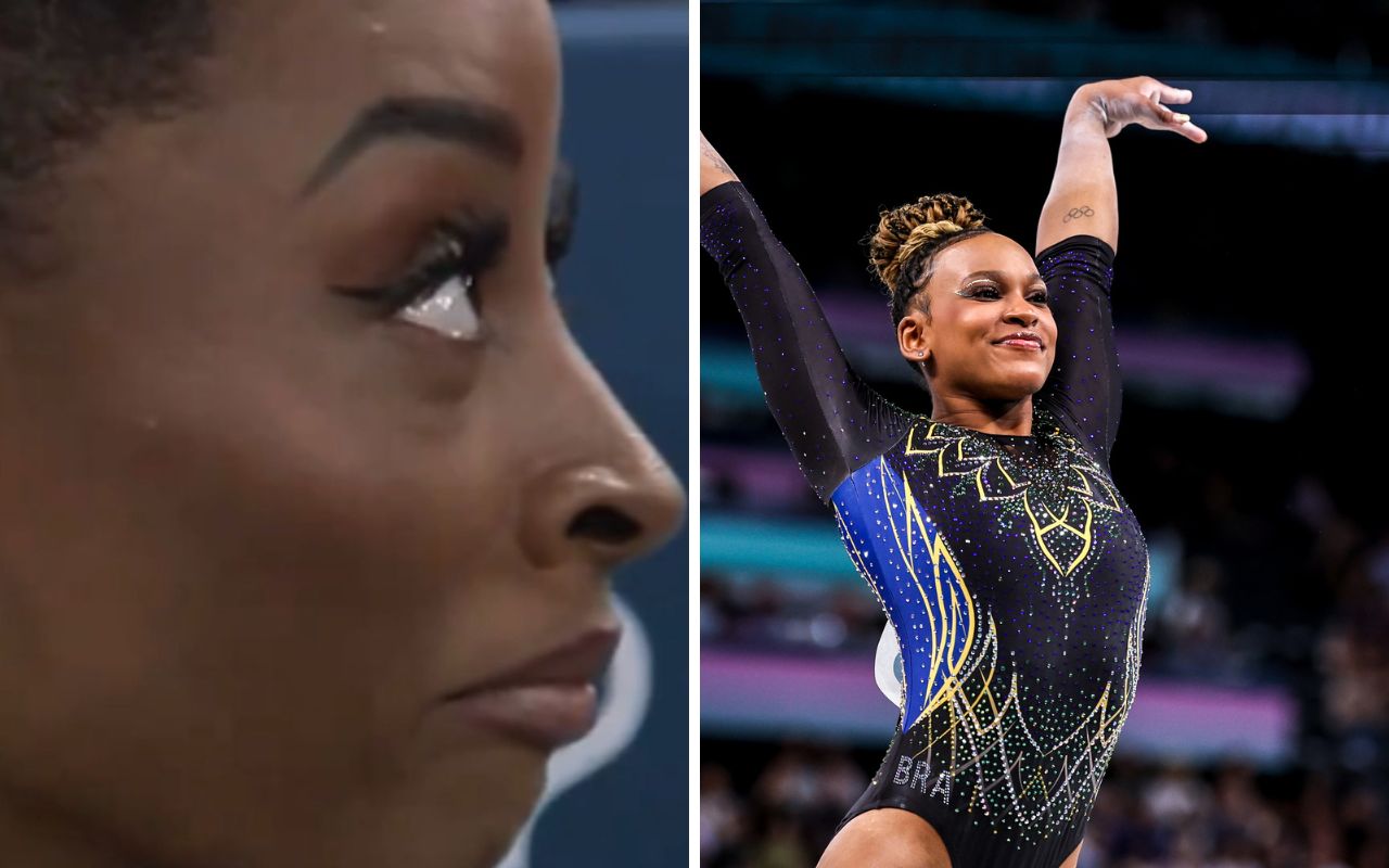 Reação de Simone Biles gera meme nas redes sociais