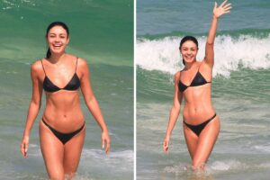 Sophie Charlotte na praia