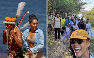 Taís Araujo mostra suas aventuras em família na Amazônia