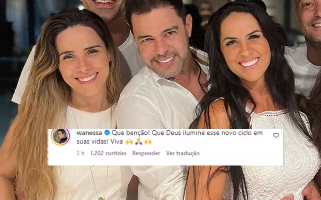 Wanessa Camargo comemora a gravidez de Graciele Lacerda e Zezé