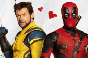 wolverine e deadpool em poster promocional