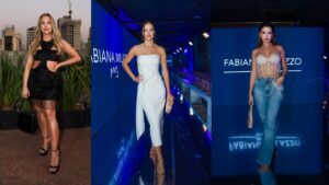 Famosas comparecem ao desfile de Fabiana Milazzo