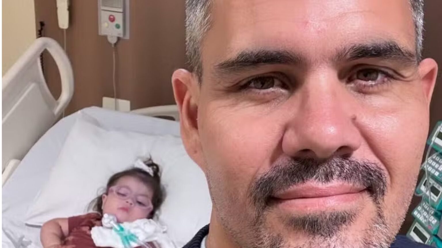 Juliano Cazarré comemora alta de filha após dias de internação na UTI ...