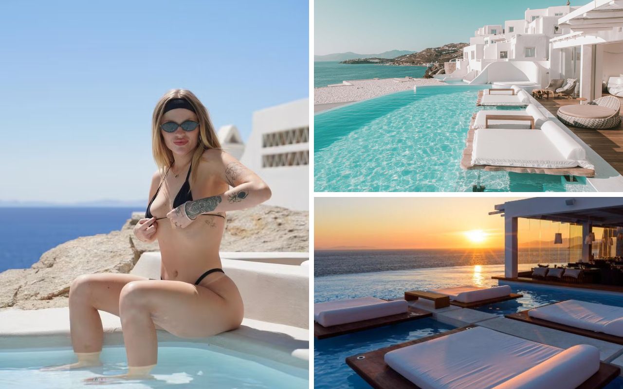 Luísa Sonza descansa em resort luxuoso na Grécia. Fotos e videos!