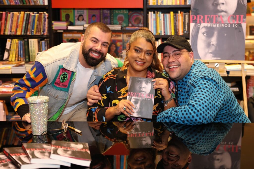 Lançamento da autobiografia de Preta Gil - Fernando Poli e Tiago Abravanel